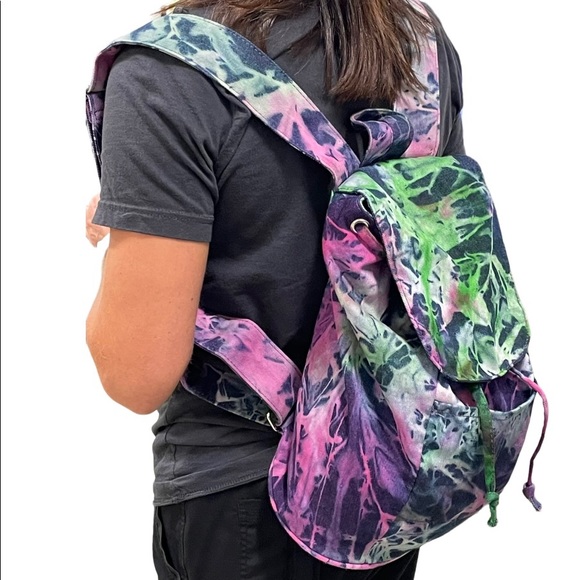 Mossimo Supply Co. Handbags - Tie dye denim back pack.